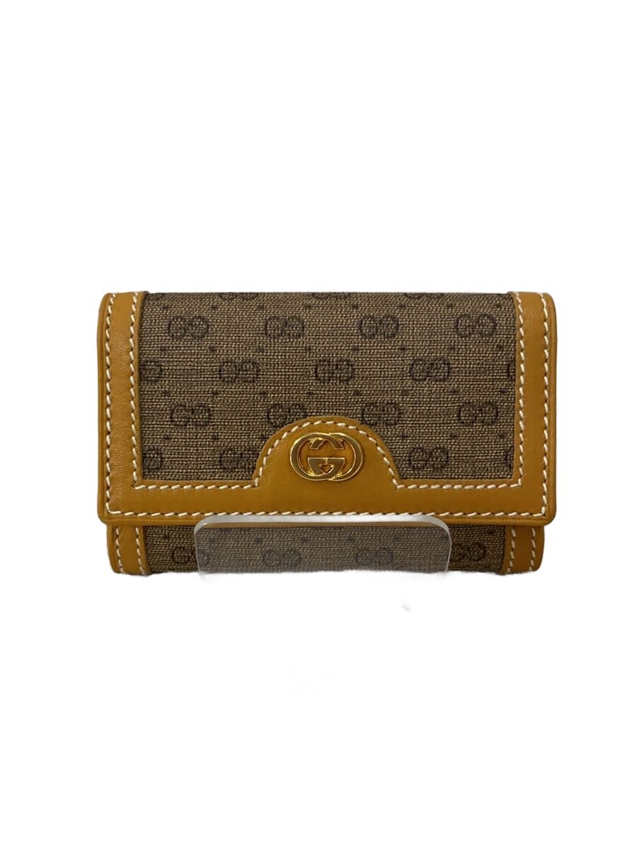 【中古】GUCCI◆キーケース/キャンバス/BRW/レディース/033-381-0721【服飾雑貨他】