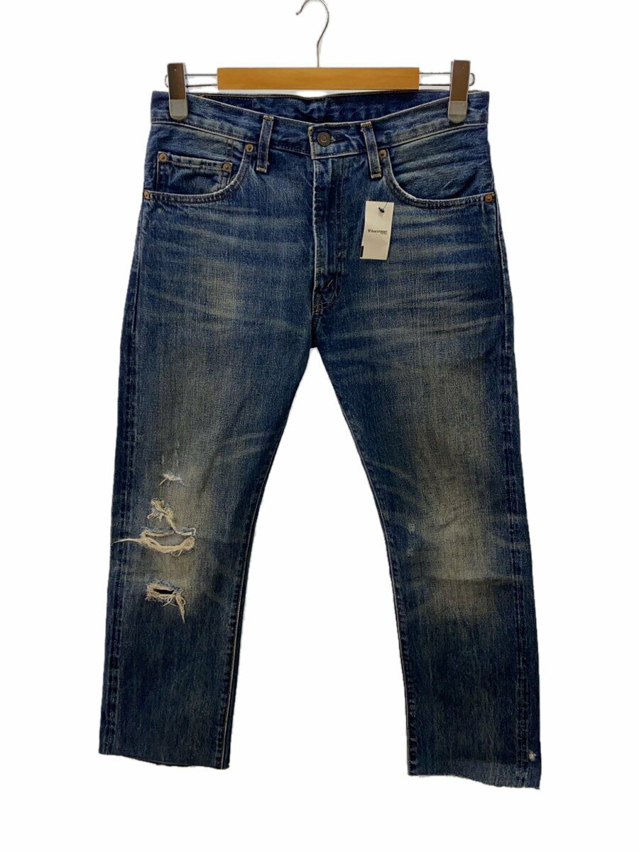 【中古】Levi’s◆ストレートパンツ/31/コットン/BLU/ブルー/アオ/505/無地/トルコ/復刻/BIGE/【メンズウェア】