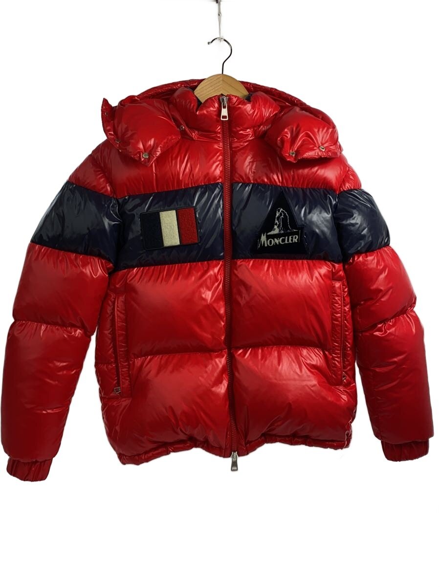 【中古】MONCLER◆GARY GIUBBOTTO/ダウンジャケット/3/ナイロン/RED/E20 ...