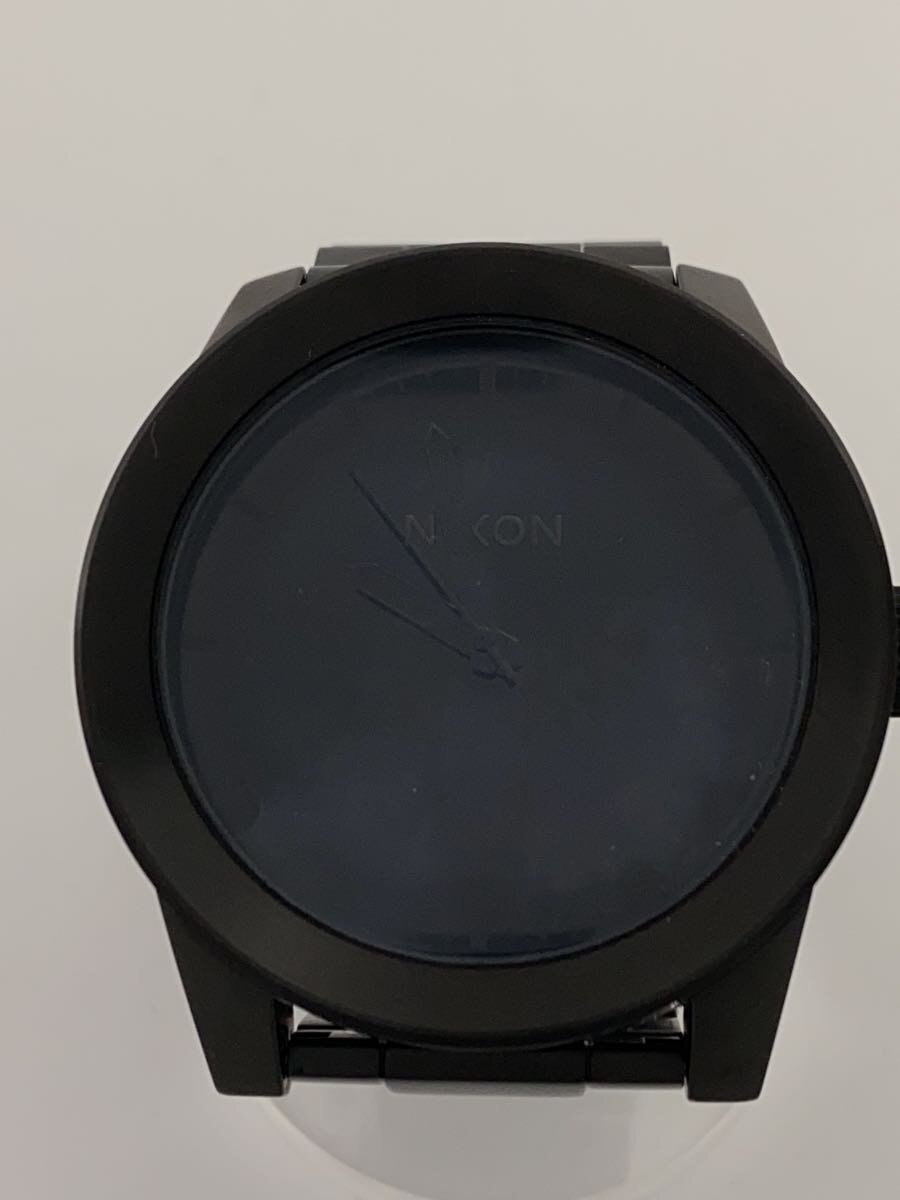 【中古】NIXON◆クォーツ腕時計/アナログ/BLK/BLK/NA346001-00【服飾雑貨他】