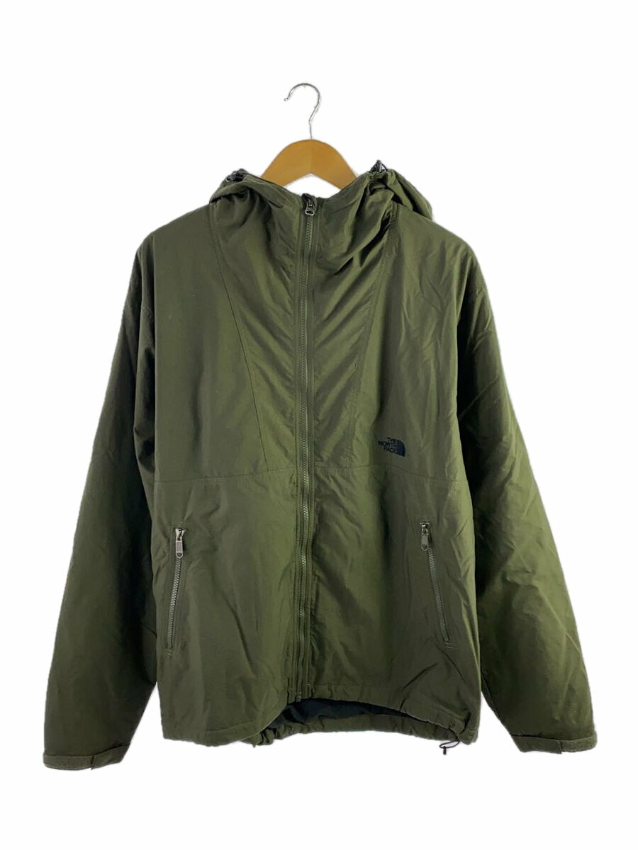 【中古】THE NORTH FACE◆コンパクトノマドジャケット/XL/ナイロン/KHK/NP72433【メンズウェア】