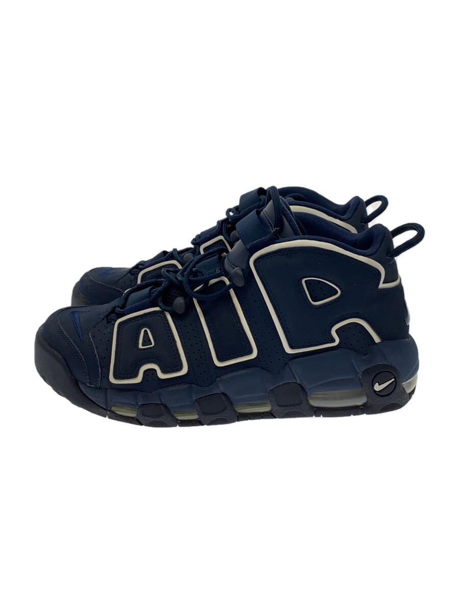 【中古】NIKE◆AIR MORE UPTEMPO 96/ハイカットスニーカー/28cm/NVY/921948-500【シューズ】