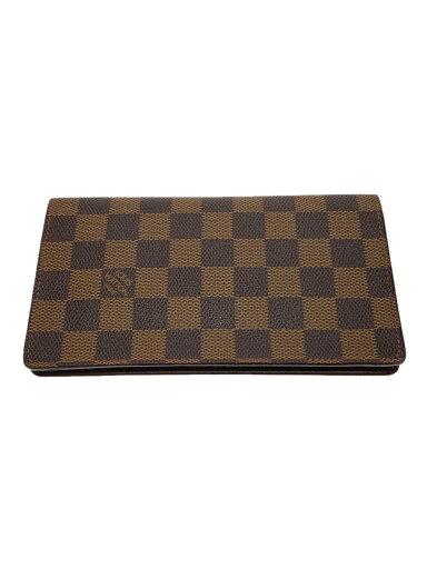 【中古】LOUIS VUITTON◆ポルト・カルト・クレディ・円_ダミエ・エベヌ_BRW/PVC/BRW/レディース【服飾雑貨他】 【中古】LOUIS VUITTON◆ポルト・カルト・クレディ・円_ダミエ・エベヌ_BRW/PVC/BRW/レディース【服飾雑貨他】