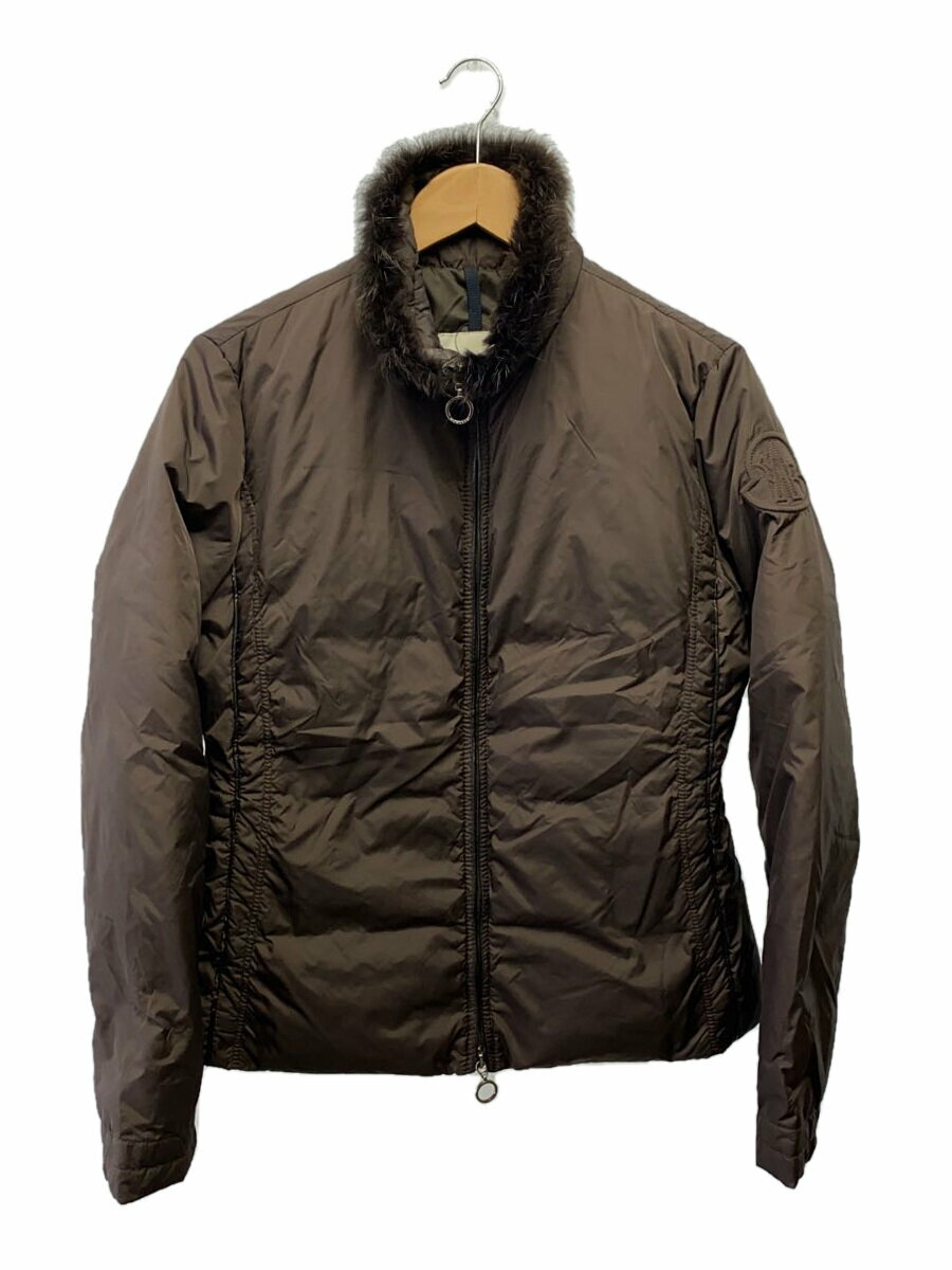 【中古】MONCLER◆ADELINE/ダウンジャケット/2/ナイロン/BRW/45552/90/6 ...
