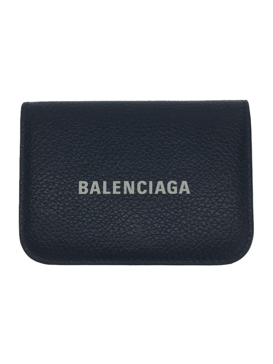 【中古】BALENCIAGA◆Cash Mini Wallet3つ折