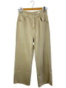 【中古】2(g+c)/TWWデニム/gray-beige/L/コットン/BEG/無地/43-P-01【レディースウェア】