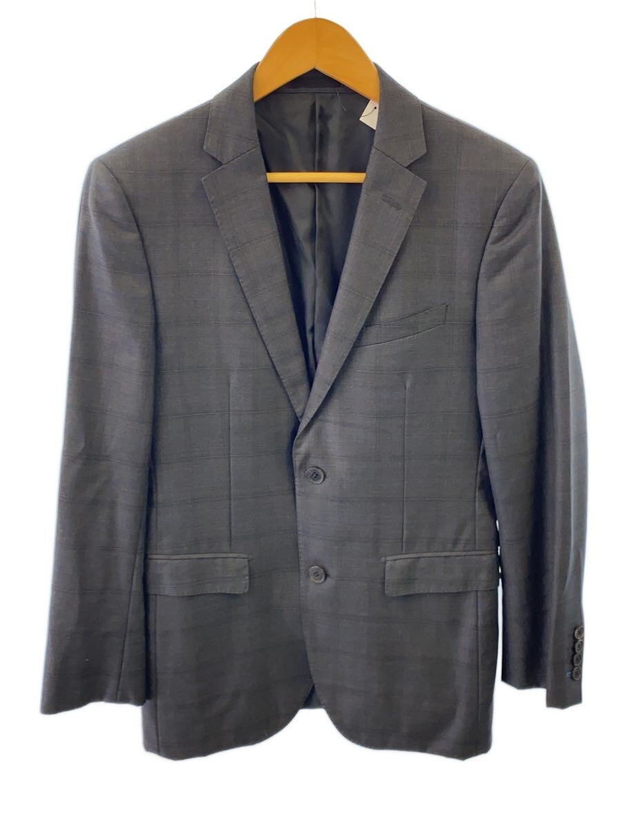 ブラックレーベルクレストブリッジ　テーラードジャケット　黒　背抜き　本切羽　M BLACK LABEL CRESTBRIDGE（ブラックレーベル・クレストブリッジ