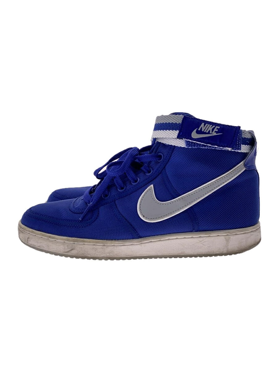 【中古】NIKE◆VANDAL HIGH SUPREME/バンダルハイ/ブルー/318330-403/26.5cm/BLU【シューズ】