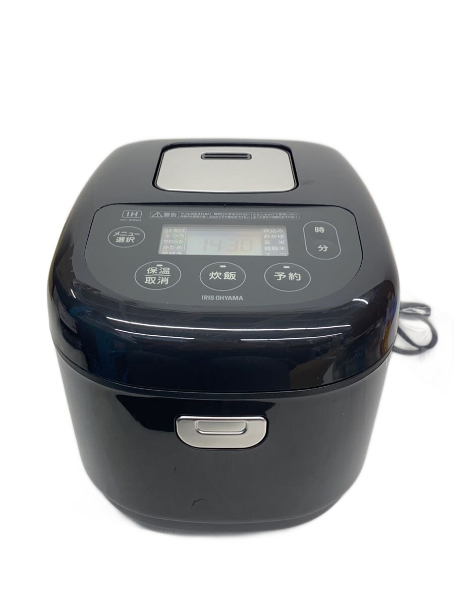 【中古】IRIS OHYAMA◆炊飯器 RC-IKB50-B [ブラック]【家電・ビジュアル・オーディオ】