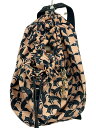 【中古】SEE BY CHLOE◆リュック/ナイロン/PNK/総柄/03-14-82-65/擦れ使用感有【バッグ】