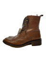【中古】REGAL◆レースアップブーツ/23.5cm/BRW/7143【シューズ】(4)