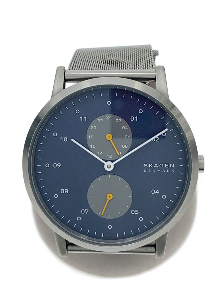 【ブランド】SKAGEN 【ブランドカナ】スカーゲン 【型番】 【程度】B 【サイズ】 【メインカラー】ブルー 【素材・生地】ステンレス 【キーワード】　　　/ 2026/08/13 セカンドストリート熊谷籠原店【4803】【中古】SKAGEN◆KRISTOFFER/クォーツ腕時計/アナログ ブランド SKAGEN 型番 カラー ブルー 柄 素材・生地 ステンレス>色・素材について サイズ >サイズ表示について 実寸（cm） 【腕時計】 ケース縦：5.2 / ケース横：4.3 / 文字盤縦：3.7 / 文字盤横：3.7 / ケースの厚さ：0.7 / バンド幅：1.9 / 手首周り：/ 【その他】 その他サイズ：/ 商品は　セカンドストリート熊谷籠原店の店頭にて販売しております。商品に関するお問合わせは、お電話(TEL:048-579-5667)にて、問合わせ番号：2340456134613をお伝えください。 配送方法やお支払い方法に関するお問い合わせは、サポートセンターまでご連絡をお願いします。 ※お電話の対応は営業時間内のみとなります。お問い合わせフォームでお問い合わせの際はご注文番号をご記入下さい この商品に関する出品店舗からのコメント ベルト汚れあり