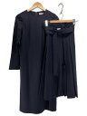 【中古】ADORE◆18AW/セットアップ/36/ウール/NVY/無地/531-8240905【レディースウェア】