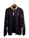 【中古】POLO SPORT◆襟ぐりに汚れ有/90S/ラガーシャツ/ポロシャツ/XL/コットン/PUP/チェック【メンズウェア】(4)