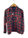 【中古】PENDLETON◆00s/BOARD SHIRT/S/ウール/RED/チェック【メンズウェア】(4)