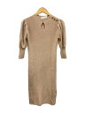 【中古】Her lip to◆ワンピース/S/Open Drop Detailed Knit Dress/1214203003【レディースウェア】