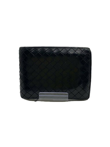 【中古】BOTTEGA VENETA◆2つ折り財布/レザー/BLK/メンズ【服飾雑貨他】 【中古】BOTTEGA VENETA◆2つ折り財布/レザー/BLK/メンズ【服飾雑貨他】