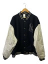 【中古】JH Design Group◆NYヤンキース/スタジャン/リバーシブル/3L/ウール/NVY【メンズウェア】