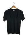 【中古】COMME des GARCONS HOMME PLUS◆23SS/AD2022/ピエローカラーTシャツ/クルーネックカットソー/S/ポリエステル/BLK/PK-T023【メンズウェア】