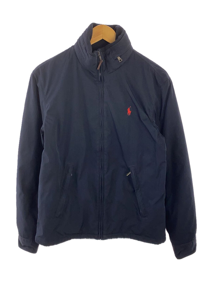 【中古】POLO RALPH LAUREN◆スイングトップ/ジャケット/S/ポリエステル/NVY/1460965pywb【メンズウェア】
