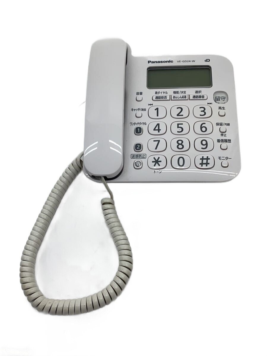 【中古】Panasonic◆電話機 RU・RU・RU VE-GD24DL-W【家電・ビジュアル・オーディオ】