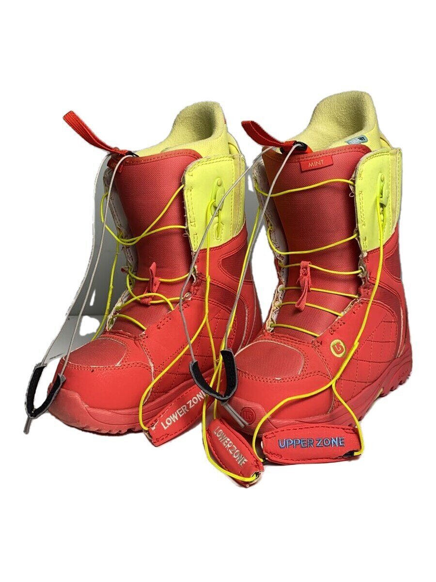 【中古】BURTON◆スノーボードブーツ/21.0cm/--/シューレース/RED【スポーツ】