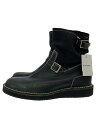 【中古】CAUSE◆エンジニアブーツ/28cm/BLK【シューズ】