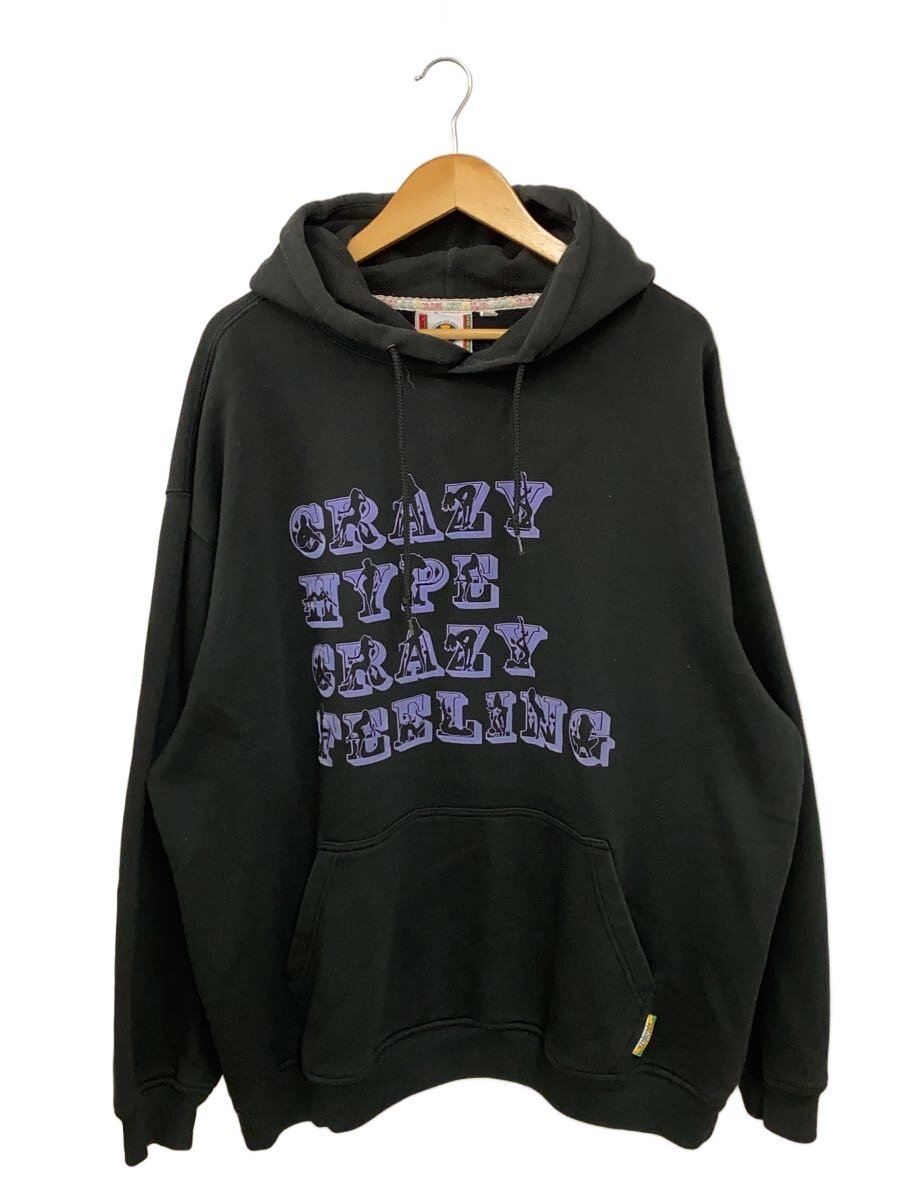 Rakuten - 【中古】cross colours◆パーカー/--/ポリエステル/BLK【メンズウェア】