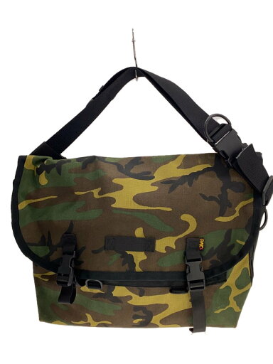【中古】PAC DESIGNS/メッセンジャーバッグ/ショルダーバッグ/ナイロン/カーキ/緑/カモフラージュ【バッグ】 【中古】PAC DESIGNS/メッセンジャーバッグ/ショルダーバッグ/ナイロン/カーキ/緑/カモフラージュ【バッグ】