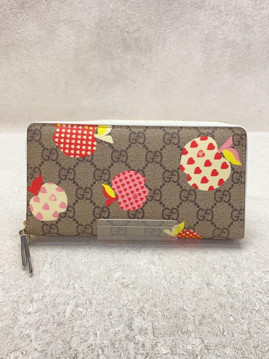 【中古】GUCCI◆長財布/--/総柄/レディース/663924/アップル【服飾雑貨他】