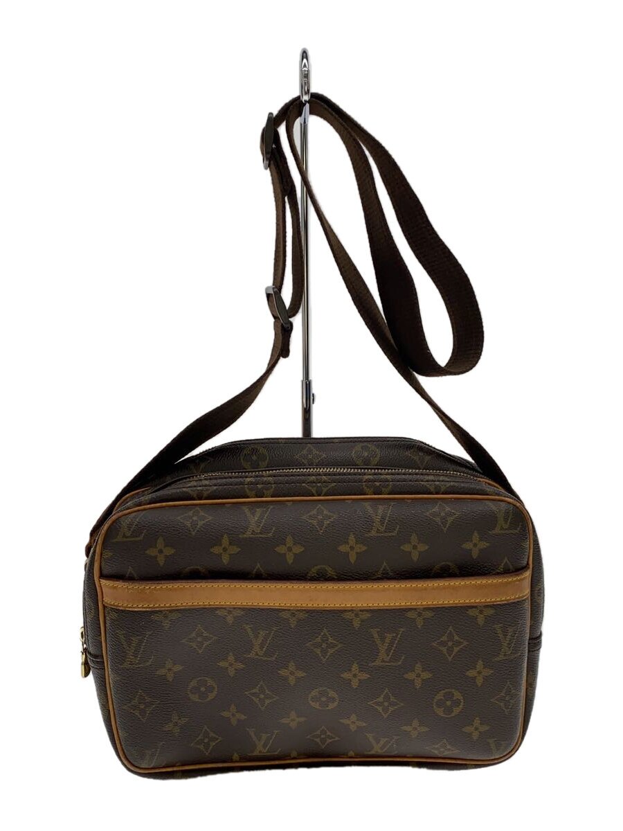 LOUIS VUITTON - 【中古】LOUIS VUITTON◆リポーターPM_モノグラム・キャンバス_BRW/PVC/BRW//【バッグ】