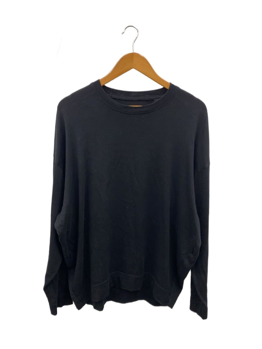 STYLE CRAFT◆長袖Tシャツ/--/コットン/BLK/無地