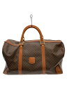 【中古】CELINE◆ボストンバッグ/ブラウン/マカダム柄/旅行バッグ【バッグ】