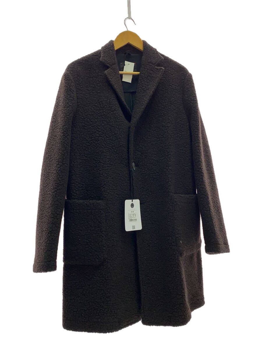 【中古】T-JACKET◆コート/M/ウール/BRW/無地【メンズウェア】