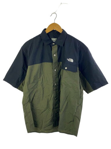 【中古】THE NORTH FACE◆S/S NUPTSE SHIRT_ショートスリーブヌプシシャツ/L/ナイロン/KHK//【メンズウェア】 【中古】THE NORTH FACE◆S/S NUPTSE SHIRT_ショートスリーブヌプシシャツ/L/ナイロン/KHK//【メンズウェア】