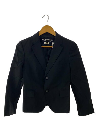 【中古】JUNYA WATANABE COMME des GARCONS◆テーラードジャケット/XS/ウール/BLK/JK-J008【レディースウェア】 【中古】JUNYA WATANABE COMME des GARCONS◆テーラードジャケット/XS/ウール/BLK/JK-J008【レディースウェア】