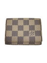 【中古】LOUIS VUITTON◆LOUIS VUITTON カードケース/N61746/アンヴェロップ・カルト・ドゥ・ヴィシット_アズ【服飾雑貨他】