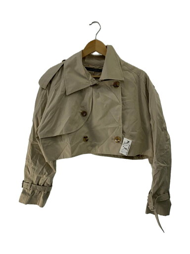 【中古】DRESSEDUNDRESSED◆トレンチコート/4/コットン/CML/無地/DUW19541【レディースウェア】 【中古】DRESSEDUNDRESSED◆トレンチコート/4/コットン/CML/無地/DUW19541【レディースウェア】