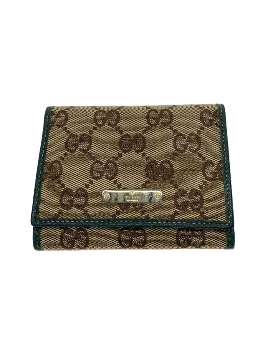 【中古】GUCCI◆GUCCI グッチ カードケース/BEG/総柄/レディース【服飾雑貨他】