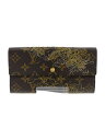 【中古】LOUIS VUITTON◆ポルトフォイユサラダンテェル/長財布/--/ブラウン/総柄/レディース【服飾雑貨他】