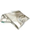 【中古】HERMES◆カレ90 PAPEROLES パプロール 馬車と貴族/スカーフ/シルク/CRM/総柄【服飾雑貨他】