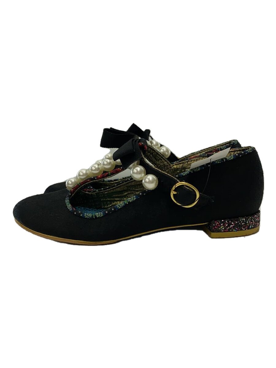 【中古】IRREGULAR CHOICE◆フラットパンプス/36/BLK【シューズ】