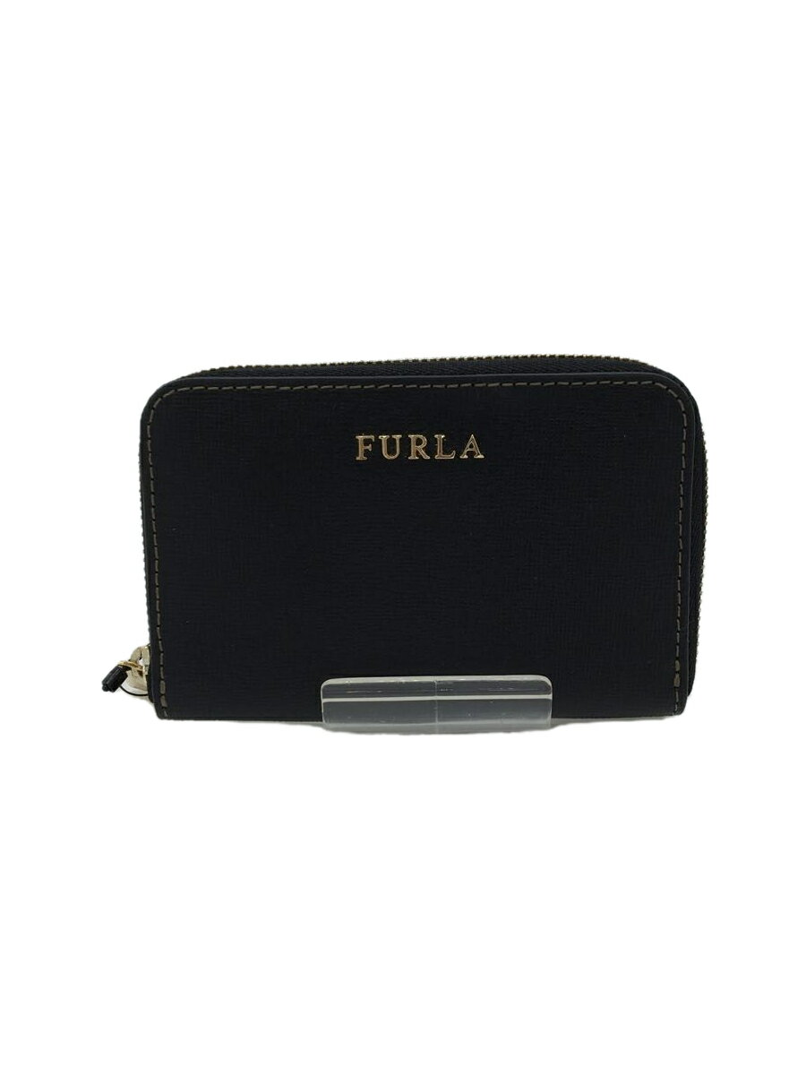 【中古】FURLA◆2つ折り財布/レザー/