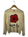 【中古】KENZO◆Boke Flower/M/ウール/CRM/FE65PU4873LD【メンズウェア】