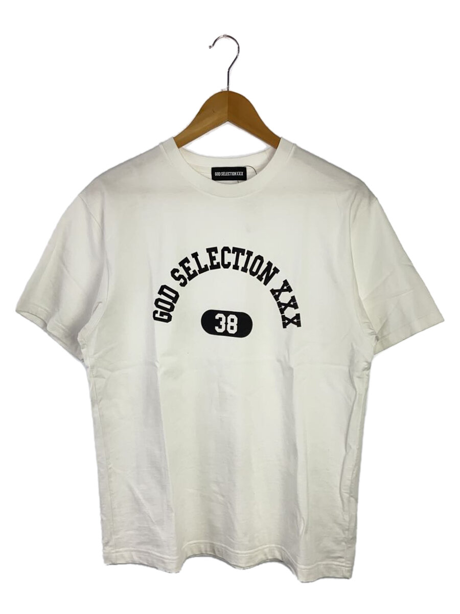 【中古】GOD SELECTION XXX◆ARCH LGO/Tシャツ/S/コットン/WHT//【メンズウェア】