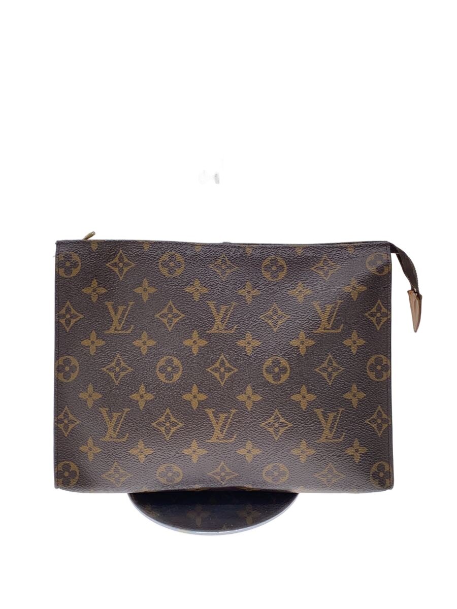 LOUIS VUITTON - 【中古】LOUIS VUITTON◆ポッシュ・トワレット26_モノグラム・キャンバス/PVC/BRW【バッグ】