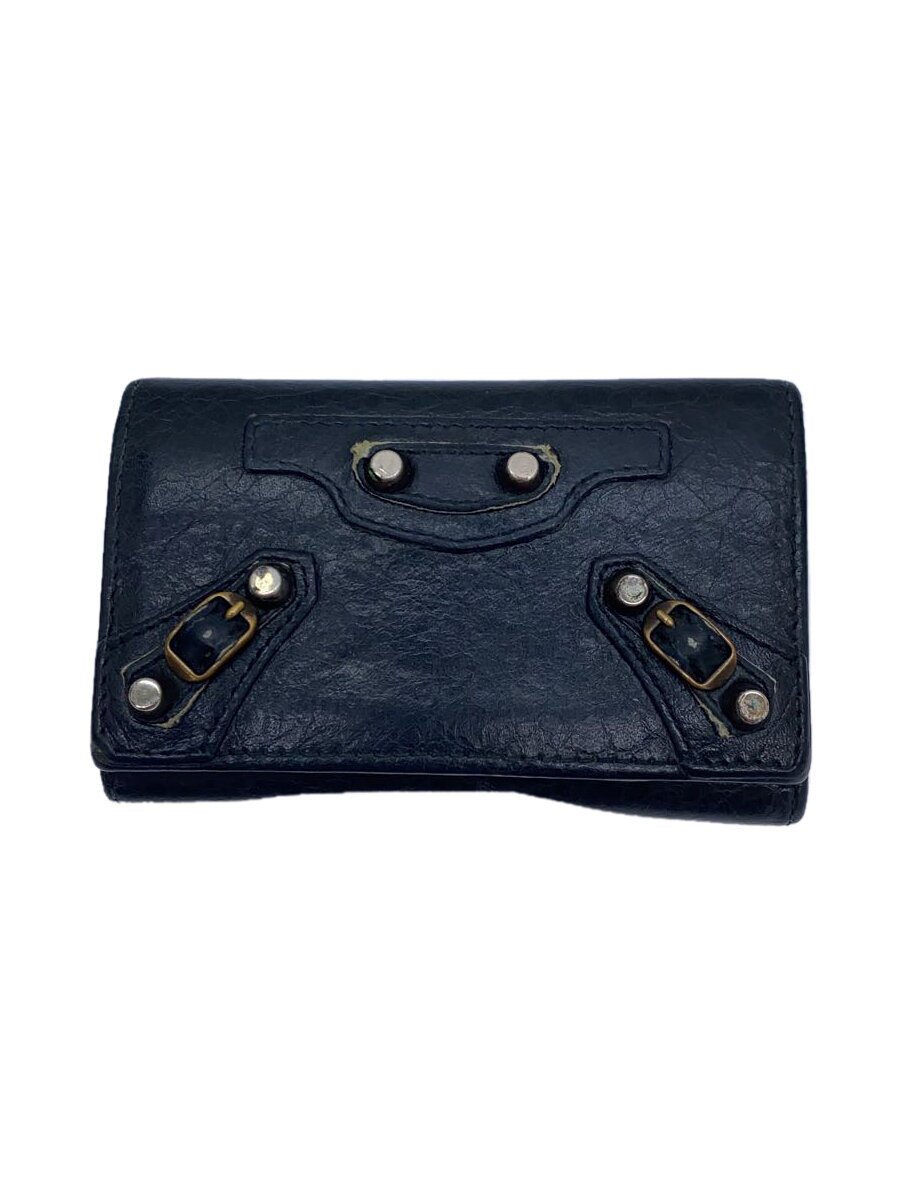 【中古】BALENCIAGA◆キーケース/--/BLK/無地/メンズ【服飾雑貨他】