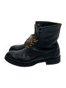 【中古】Makers◆×FINE CREEK/Duofold/BECK/茶芯/レースアップブーツ/US8.5/ブラック/馬革【シューズ】