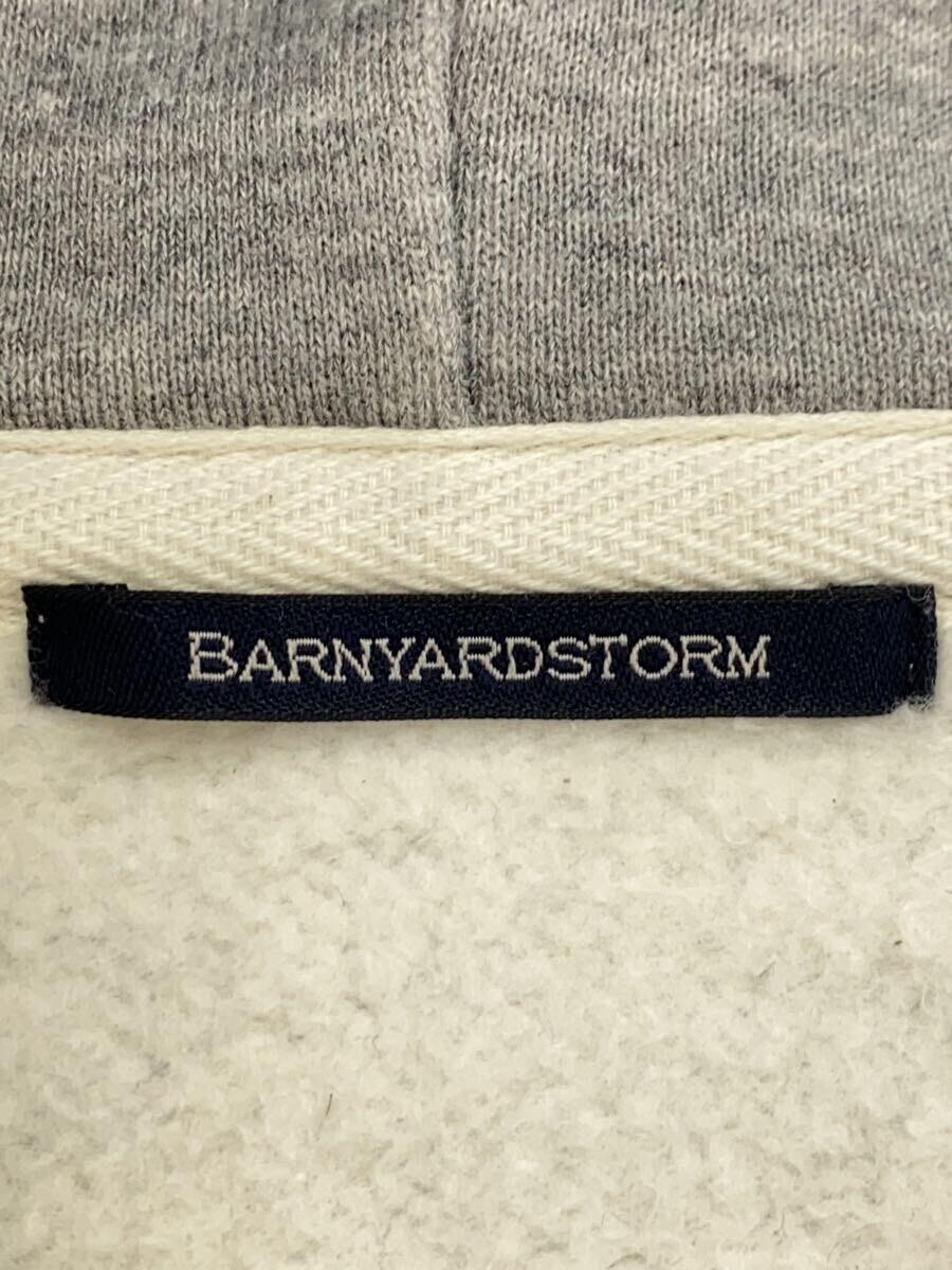 【中古】BARNYARDSTORM◆裏起毛ジップパーカー/1/コットン/グレー/無地/0B535609NA【レディースウェア】 3