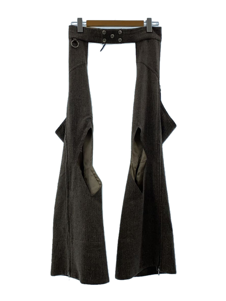 【中古】MASU◆22AW/TOWN CHAPS/ボトム/44/ウール/ブラウン/ヘリンボーン/MVFW-PT1222【メンズウェア】